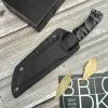 Full Tang 8Cr13mov lame G10 manche Kydex gaine Camping Portable auto-défense militaire tactique petit couteau de chasse droit