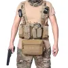 Beutel Molle Tactical Chest Rig Drop -Dump -Beutel Outdoor Taille EDC -Beutel Jagd Militärweste Tellerträger für CPC AVS JPC Utility Beutel