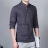 Chemise en lin décontractée pour hommes, manches longues, col en V, couleur unie, chemises de loisirs, vêtements d'exercice du matin, nouvelle collection printemps été