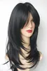 Synthetic Wigs QQXCAIW Natural Long Wavy Wig For African American Women Cosplay Black Heat Resistant Synthetic Hair Daily Wigs 240328 240327