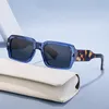 Fashion Oblong Polarized Sunglasses Thick Frame Goggles With Arrow Rivet And Novelty Wide Legs lentes de sol Custom Eyeglasses