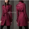 Qualidade autêntica COM LOGOTIPO Estilo Britânico Trench Coat para Mulheres Novos Casacos Femininos Primavera e Outono Botão Duplo Sobre Casaco Longo Plus Size S-3XL