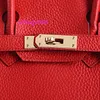 Women Totes Handbag L Layer Cowhide Bag Feel with Large Capacity Red Bridal Wedding Genuine Leather