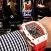 Montre mécanique de luxe pour hommes Richa Mill RM11-03 mouvement mécanique automatique bracelet en caoutchouc importé