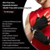 Handskar tmt gymhandskar för män fingerlös vikt lyft hantlar silikon antislip palmhandskar träning crossfit crossfit fiess