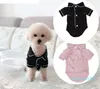 Petit chien vêtements manteau animal chiot pyjamas noir rose filles caniche Bichon Teddy vêtements coton garçon bouledogue doux chemises hiver