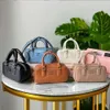 Barato atacado liberação limitada 50% desconto bolsa nova bolsa de boliche para mulheres pequena e grande capacidade boston travesseiro couro genuíno moda portátil crossbody