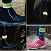 Genouillères Brassard réfléchissant Bras réglable Poignet Cheville Bandes de jambe Sangles de bande haute visibilité pour la marche de nuit Cyclisme Course à pied