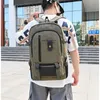 Casual Camping Male Backpack Laptop Hiking Bag Large Capacity Men Travel Canvas Fashion Youth Sport Bags 240313