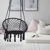 Camp Furniture Aukfa Hamac Chaise – Balançoire suspendue pour intérieur et extérieur Noir