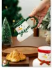 Mugs Christmas Sock Shaped Santa Claus Ceramic Cup Water Coffee Creative Drinkware Gift Drinks Such Milk Tea