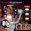 Estabilizadores AXNEN HQ5 3-Axis Handheld Gimbal Stabilizer Selfie Tripé para Smartphone iPhone Android Opcional AI Module Fill Light VS HQ3 Q240319