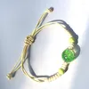 Charm-Armbänder, getrocknete Blumen, Glaskugel-Armband für Frauen und Mädchen, böhmisches verstellbares Seil, Paar-Armband, Armreifen, Schmuck, Geschenke