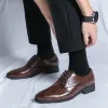 SCARPE NUOVE BROCK DERBY SCARPE PER UMINI BUSINESS ORIGINALE CARNE BLACI NERA SCRIPE DI MASSIONE SCHIE DI SPEDIZIONE GRATUITA