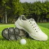 Scarpe da golf da uomo HBP non nuove di zecca, scarpe da golf da uomo in pelle impermeabile di fascia alta