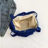 TOTES Women Corduroy Tote Bag zimowe ramię Duże solidny kolor hobo