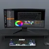 Wired Mechanical Gaming -tangentbord med OLED Display Full Key -Swappable Pudding RGB Backbelyst tangentbord för PC Computer Laptop 240304