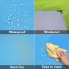 Mat Beach Blanket Beach Mat Waterproof 79" X 83" Suitable for 47 Adults Waterproof Lightweight Picnic Blankets for Travel Camping