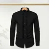 Camisas de vestido masculino gótico glamour camisa retro medieval estilo real com plissado retalhos lapela colarinho fino ajuste manga longa formal topo