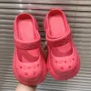 Tofflor kvinnor sommar tofflor eva clogs sandaler utanför strand trädgårdsskor nonsslip glider flip flop mode casual sko kvinnlig 3540