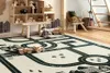Crianças dos desenhos animados pista de carro nordic verão sala estar tapete salão carpe quarto rastejando cobertor designer criativo carpet9453729