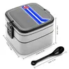 Dinnerware Op Trailer Bento Box Leak-Proof Square Lunch With Compartment Prime Autobot Autobots Decepticons Robot Robots