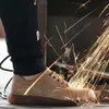 HBP Non-Brand Venta al por mayor K4 Ante de corte bajo Anti-aceite No-punción No-Smash Protección laboral Zapatos de trabajo de seguridad Botas