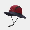 Berets 2024 Letni arylowy litera kubełka Fisherman Outdoor Travel Sun Cap dla mężczyzn i kobiet 102