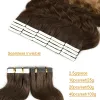 Weft Sego Body Fala Taśma Wave w Hair Extensions 2.5g/PC ludzkie włosy płynne kleje pu skórę taśm