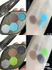 Shadow GirlCult Cyber ​​Chat Series 4 Couleurs Palette de fards à paupières laser Solide Feed Shadow Honey Chameleon Blue Eyeshadow Makeup Cosmetics