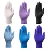 Guantes de nitrilo 100 Uds. Guante de seguridad de trabajo desechable para limpieza de cocina doméstica de grado alimenticio mecánico de laboratorio 240314