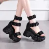 Sandals Summer Online Celebrity Sandals for Women 2022 New Height Increasing Insole Platform Sandals Roman Shoes Women Sandals