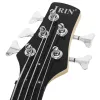 Guitar IRIN 5 Strings Bass Guitar 24 Frets Maple Body Neck Electric Bass Guitarra With Bag Tuner Necessary Guitar Parts & Accessories
