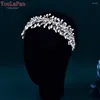 Hair Clips YouLaPan Luxurious Pearls Rhinestone Bridal Dress Wedding Headband Woman Prom Jewelry Accessories Crystal Headwear HP608