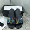 Sandálias de designer para homens mulheres plana couro borracha slides sliders moda luxo listrado sola mules senhoras quarto casa ao ar livre chinelos tamanho 35-45