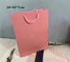 Designer pink Gift Box Classic Logo perfume Shirt T-shirt Scarf Wallet Packing Box Handbag Ribbon Card Gift Packaging Gift Wrap