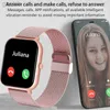 Wristwatches 2024 New Smart Watch Women Bluetooth Call Watch Fitness Tracker Waterproof Sport Smart Clock Fashion Ladies Men Smartwatch Woman 24319