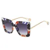 Sonnenbrillen für Damen, Vintage-Stil, Damen-Sonnenbrille, Damenmode, Luxus-Sonnenbrille, Outdoor-Sonnenbrille, trendige Damen-Übergröße, Farbblock-Designer-Sonnenbrille 1K9D16