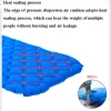 Mat Ultra Light TPU Diamond Inflatible Pad 500G Namiot Outdoor Mattress Mattress Egg Gniazdo Przenośna składana poduszka wilgoci