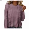 Women's T-Shirt Elegant WomenS Long Sleeve T-Shirts Crew Neck Slim Fit Tops Sexy Basic Tee Cloud Pro Collection ClothesC24319