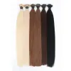 Extensions PLADIO Straight Nano Ring Hair Extensions Natural Human Hair Extensions Brazilian Remy Hair 1g/Pc Fusion Ombre Blond 50 Pcs