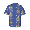 Men's Casual Shirts Bohemian Dream Catcher Beach Shirt Thunder Hawaiian Men Trendy Blouses Short Sleeve Korean Fashion Design Top