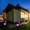 3PCS Flamingo Solar Light IP65 Wodoodporna LED LIGHT LAMPA LAMPĘ LAMPKI Krajobrazowe do ścieżki na zewnątrz Xmas Garden Decor