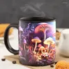 Mokken 3D Paddo's Keramische Mok Paddestoel Koffie Nieuwigheid Thee Vaatwasmachine- en magnetronbestendig Cadeaus voor dames en heren