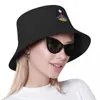 Berets Whimsical Mountains Bucket Hats Panama For Man Woman Bob Reversible Fisherman Summer Beach Fishing Unisex Caps