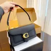 Hot Sale Womens Tabby Designer Bag Messenger Bags Tote Handbag Real Leather Baguette Shoulder Bag Mirror Quality Square Crossbody Fashion Satchel