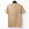 Designer Tide T-skjortor Bröstbokstav Laminerad tryck Kort ärm High Street Loose Overize Casual T-shirt 100% Pure Cotton Tops för män och kvinnor A2