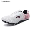 Shoes Men Short and Medium Distance Running Spikes Shoes Track and Field Events Competition Professional Athletic Sprint Nail Shoes