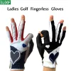 手袋1ペアフルフィンガー/カラー女性ゴルフグローブ、レディースファッションゴルフ、カヤック、ハイキング、パドリング、運転、rowぎのためのすべての天気のグリップ