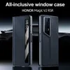 Flip Leather pour Honor Magic V2 RSR Porsche Design Case Smart View Window Stand Protection Cover